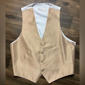 Tan Vest for Suits and Blazers